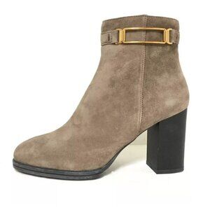 TOD'S | Gray Beige Suede Women's Boots sz 35